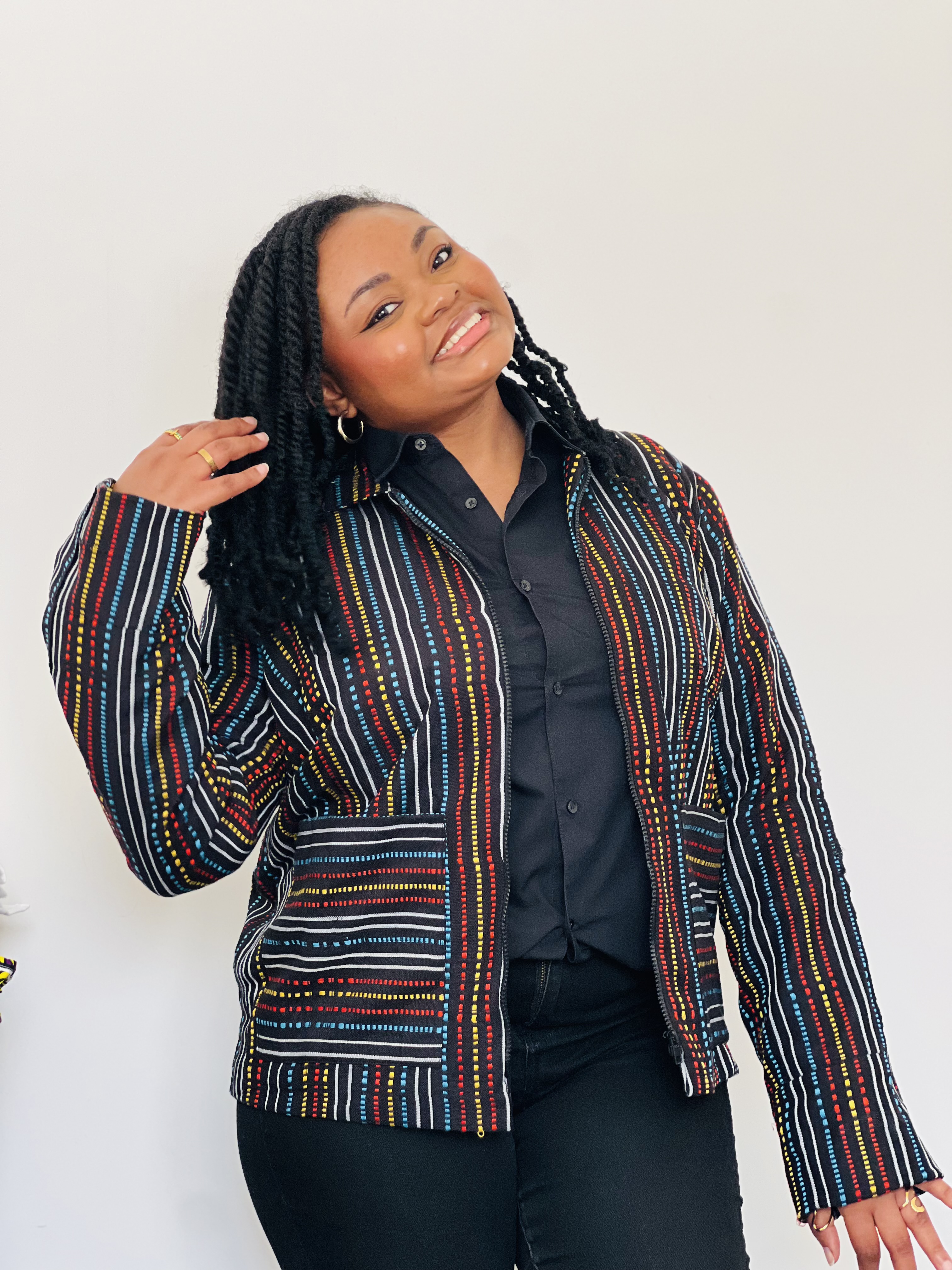 Veste en Leppi multicolore