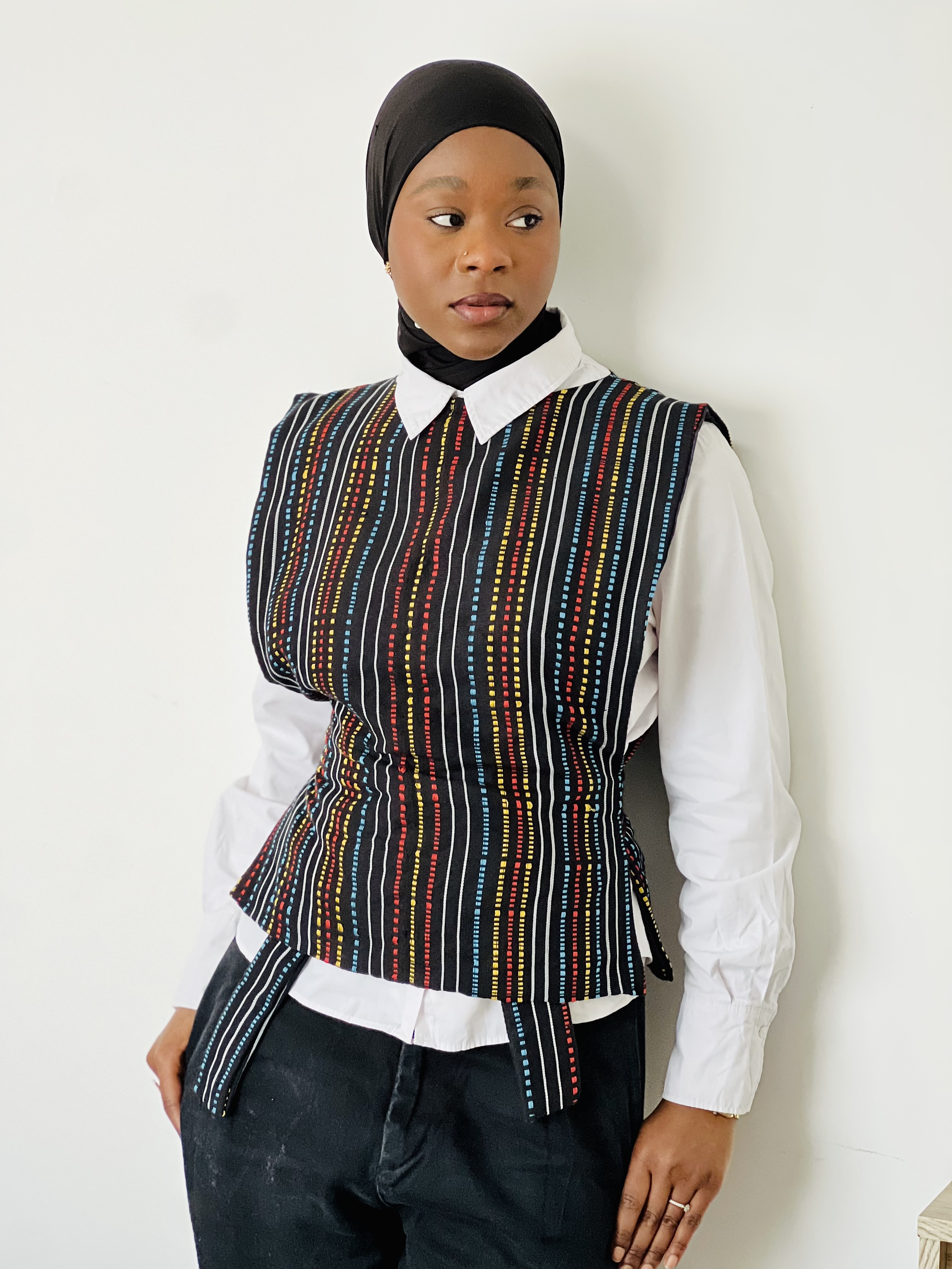 Veste Wax Rayures